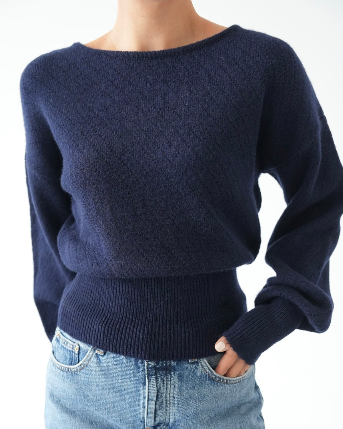 Navy Sweater
