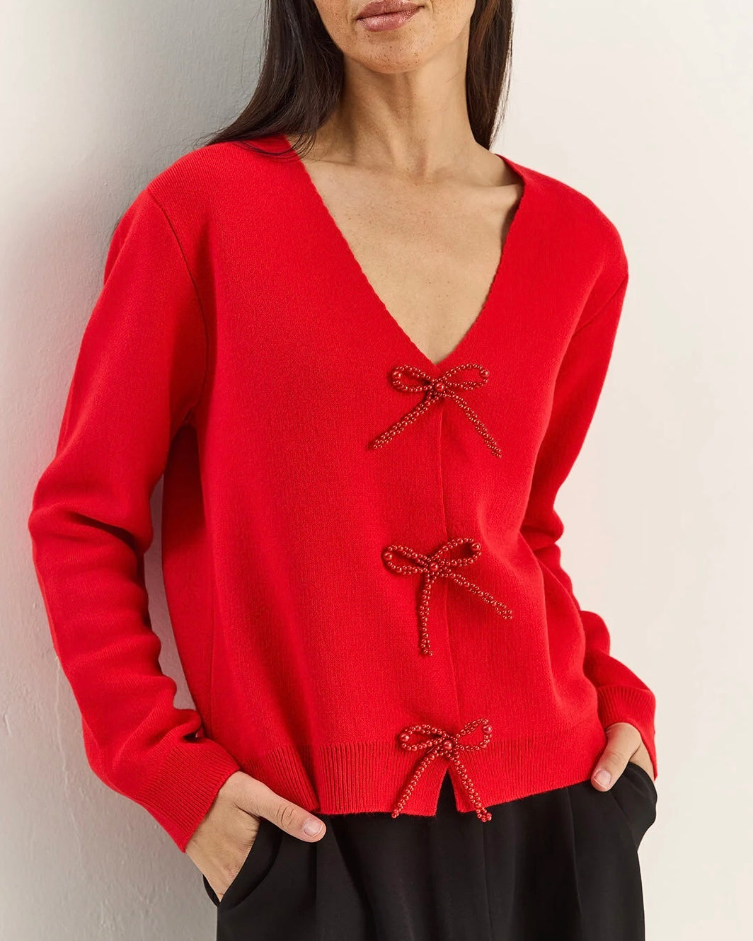 Red Cardigan