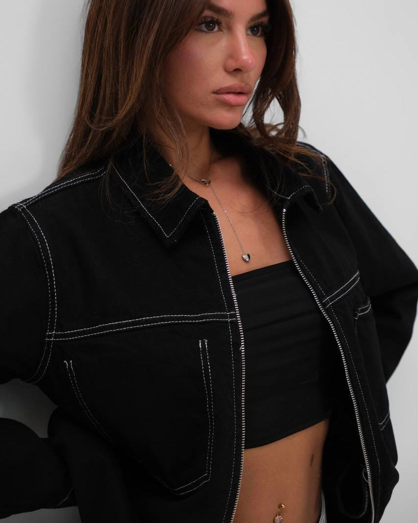 Black Denim Jacket