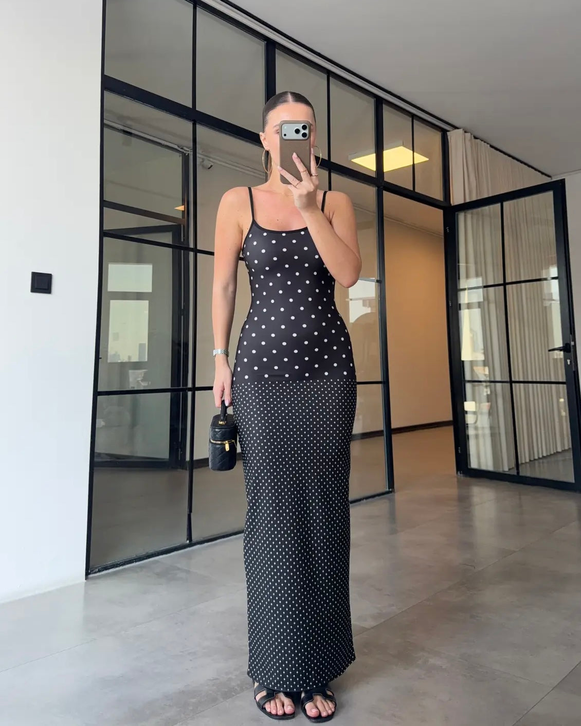 Black Polka Dot Dress