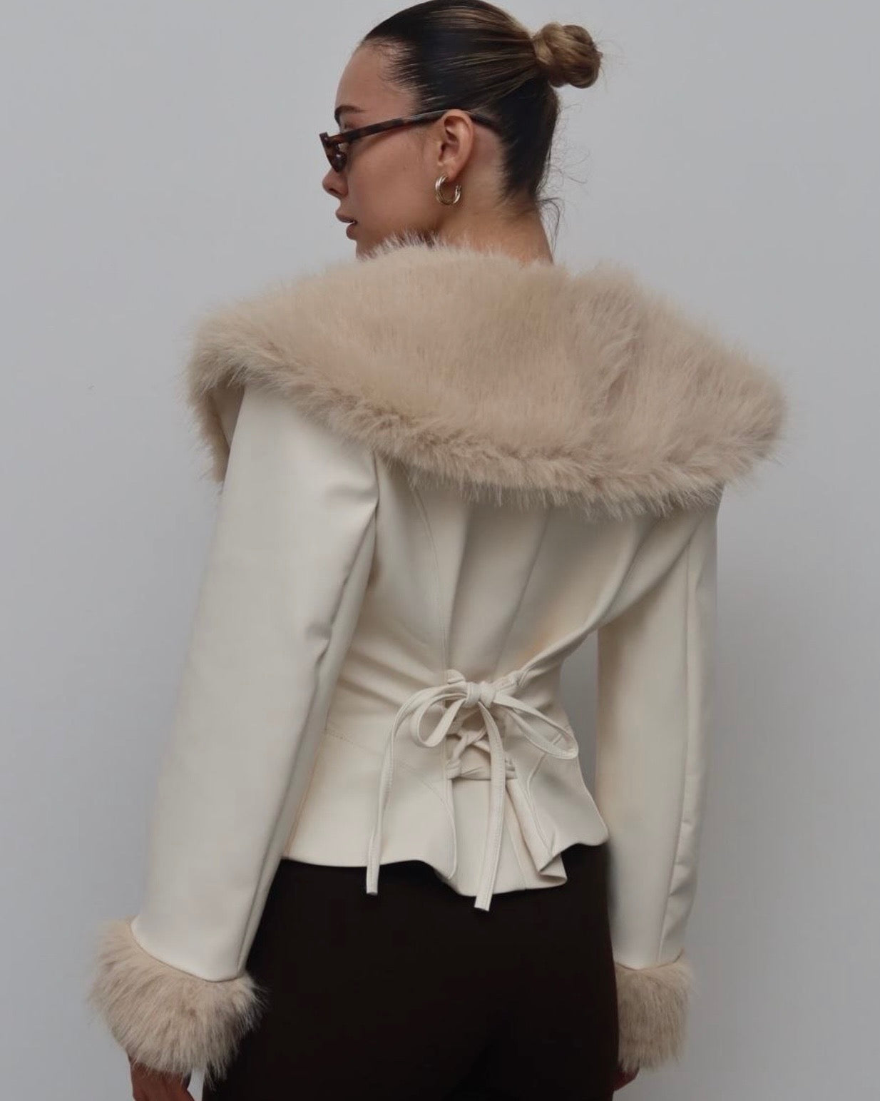 Beige Fur Coat