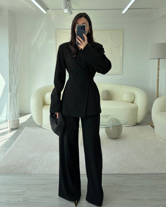 Black Waisted Set