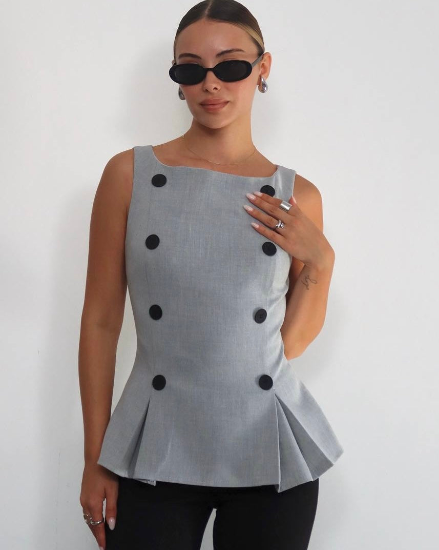 Grey Formal Vest
