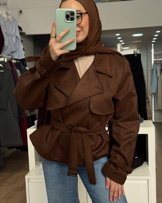 Brown Suede Jacket