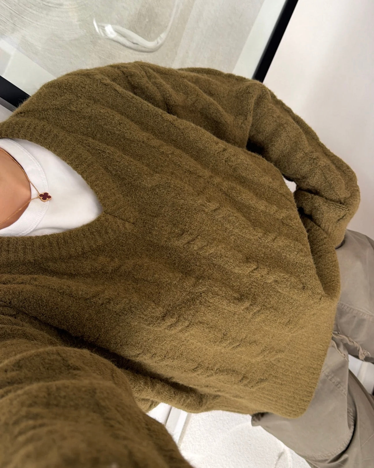 Army Green Sweater