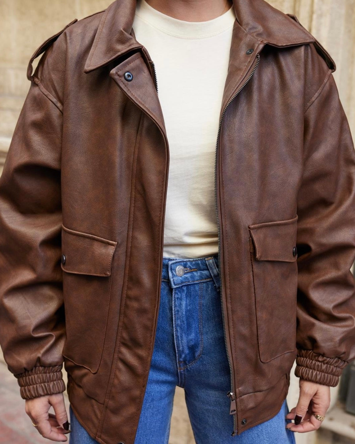 Brown Leather Jacket