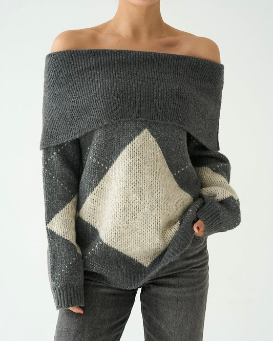 Off Shoulder Sweater