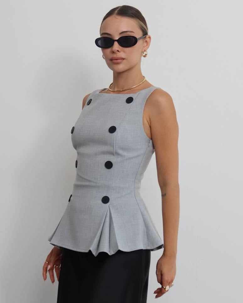 Grey Formal Vest