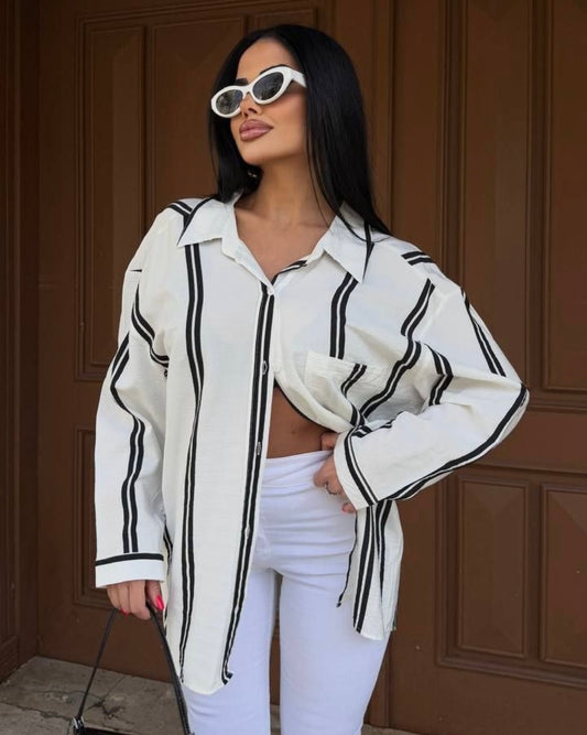 Striped Buttoned Shirt