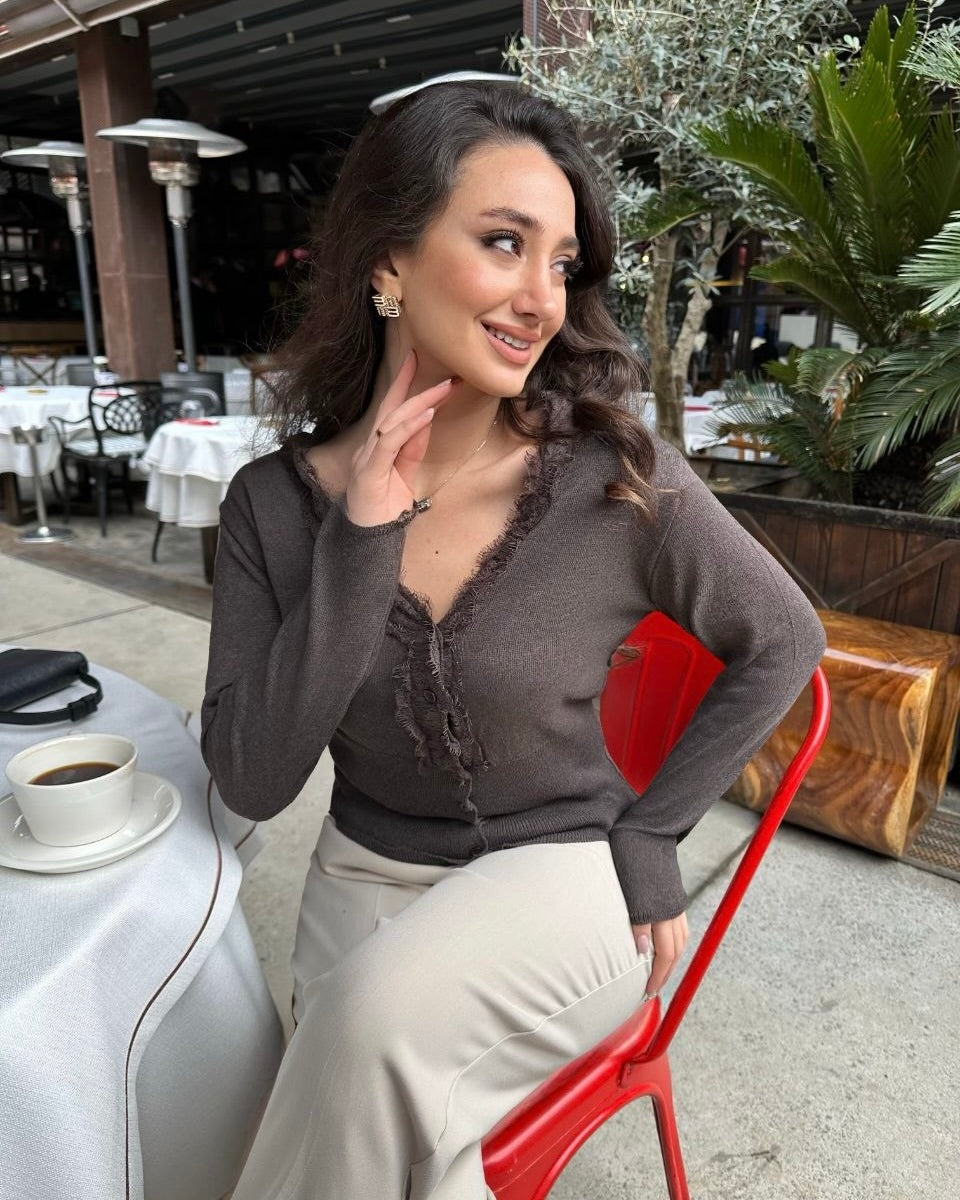 Brown Cardigan