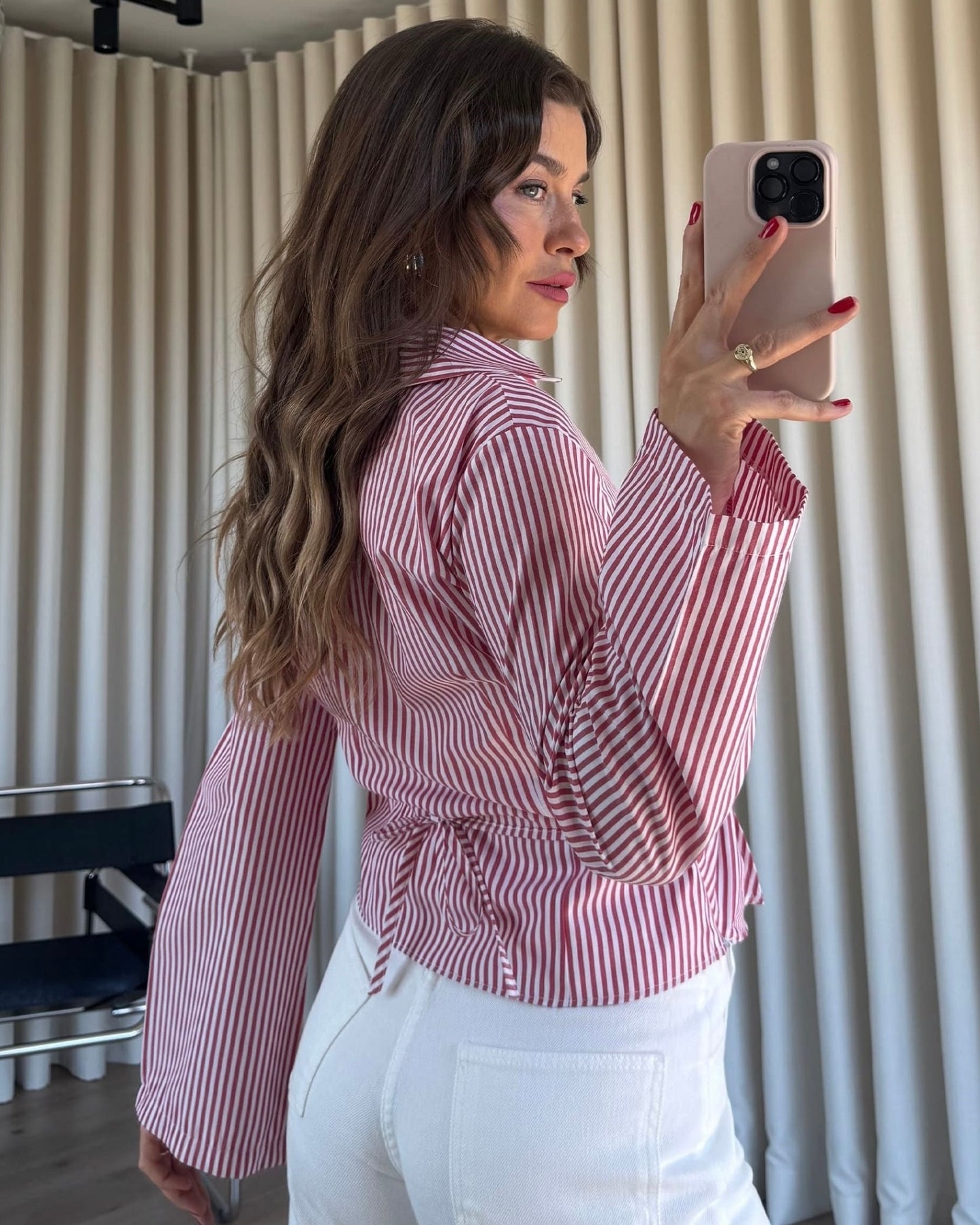 Red Striped Shirt