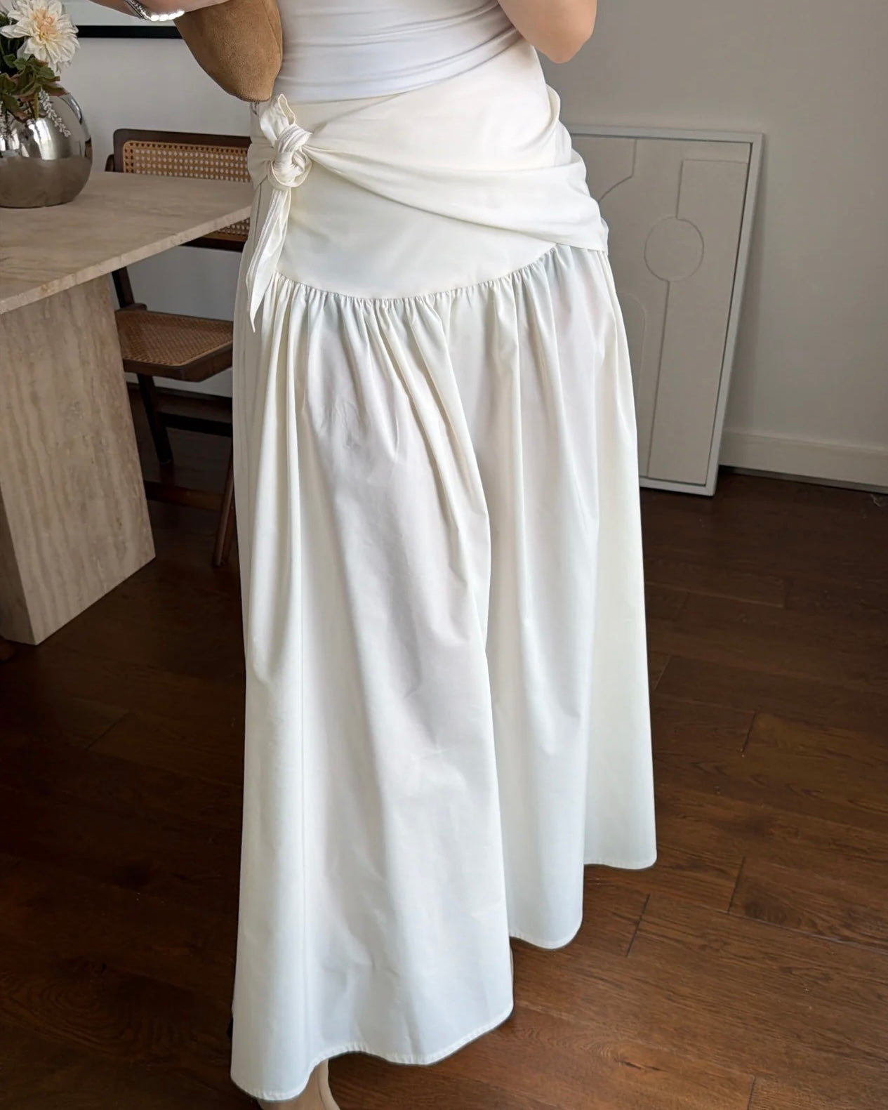 White Maxi Skirt