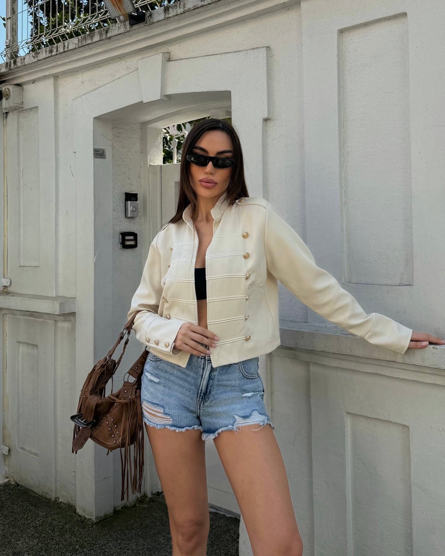 Beige Napoleon Jacket