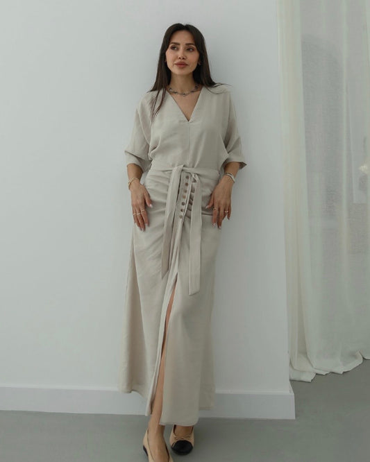 Beige Summery Dress