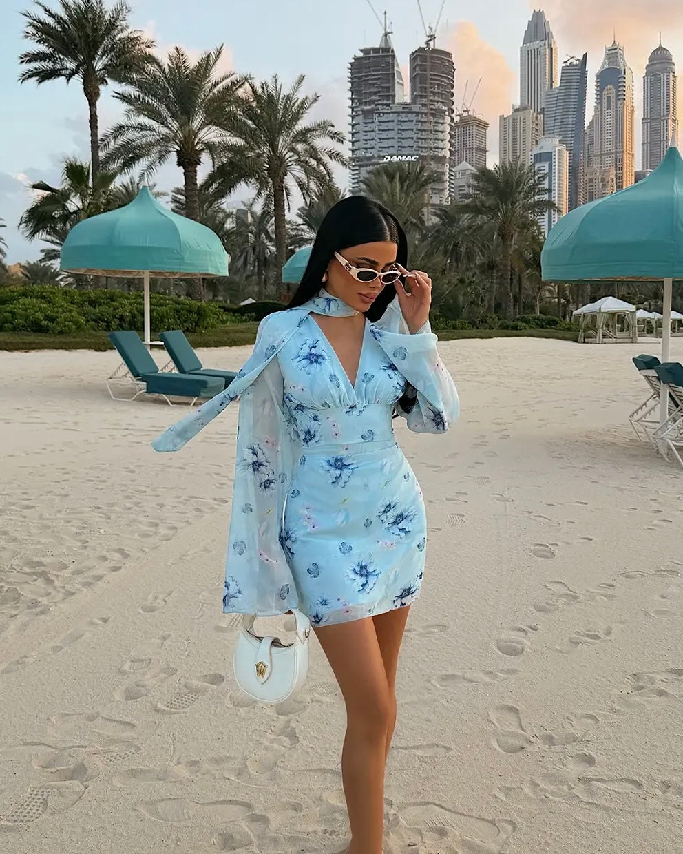 Blue Floral Dress