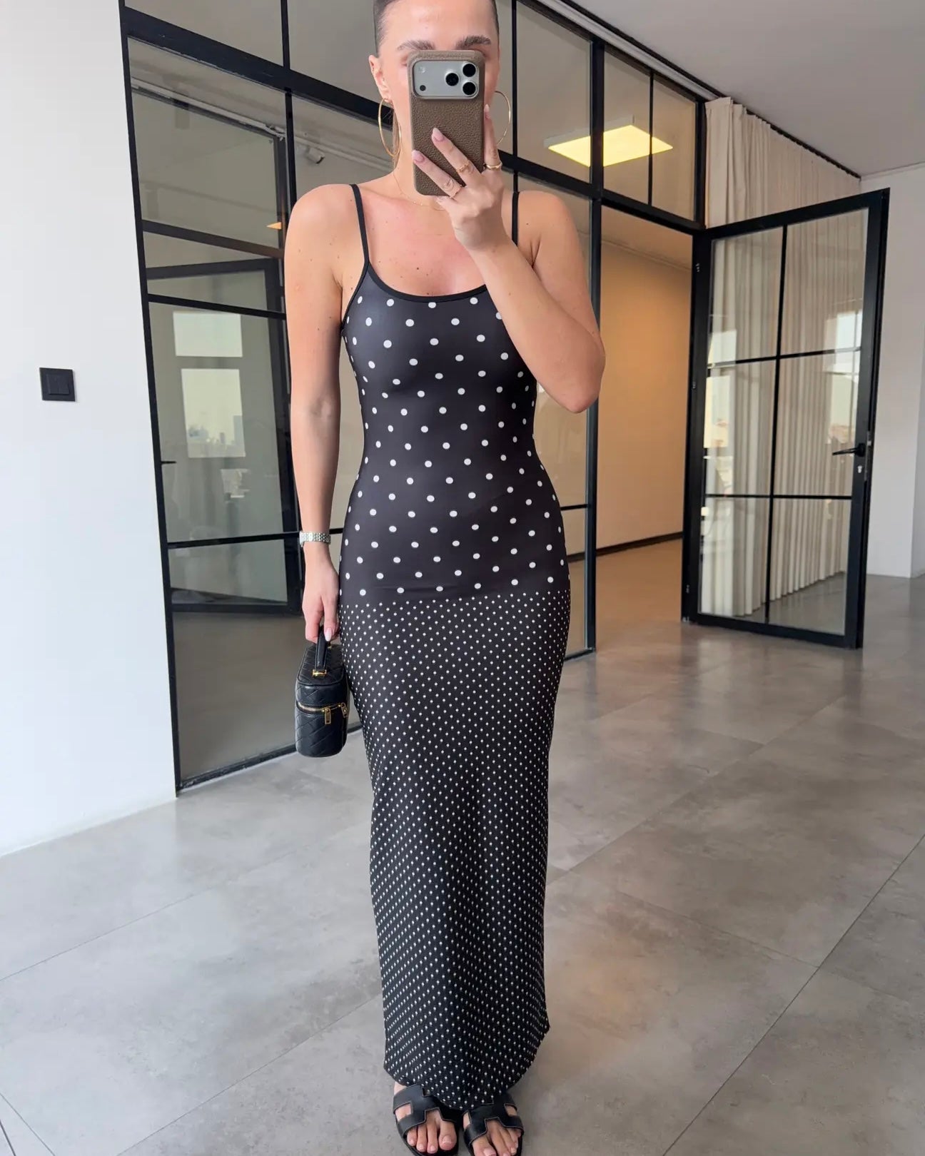 Black Polka Dot Dress