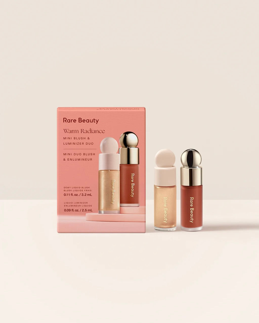 Rare Beauty Warm Radiance Duo - Mini Blush & Luminizer