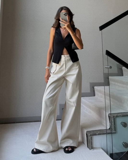 Beige Pants