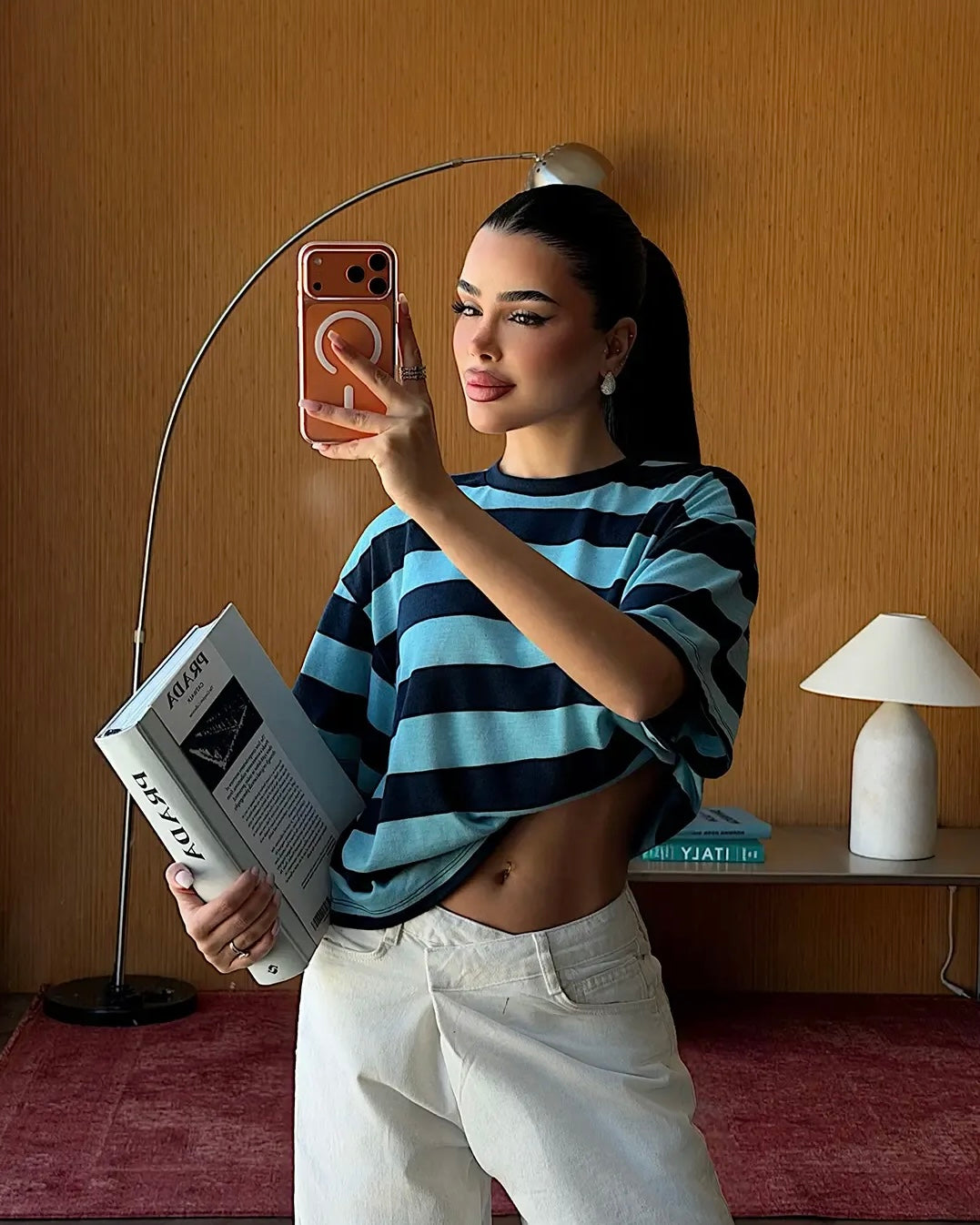 Blue Striped T-shirt