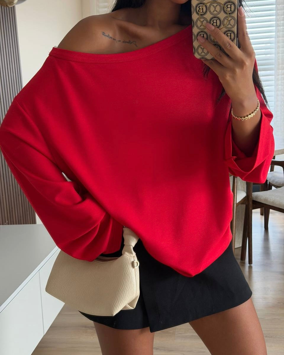 Red Off Shoulder
