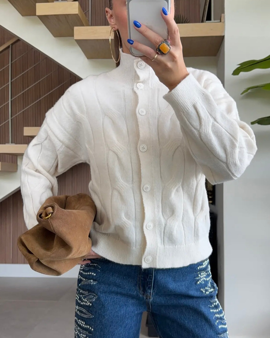 Off White Cardigan