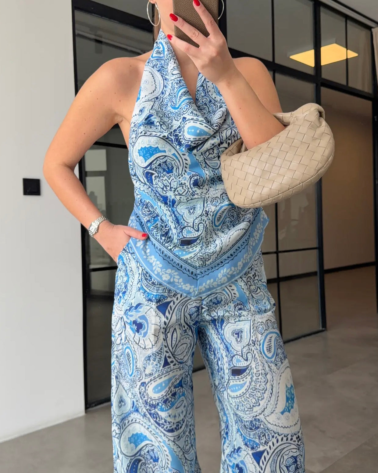 Blue Floral Set