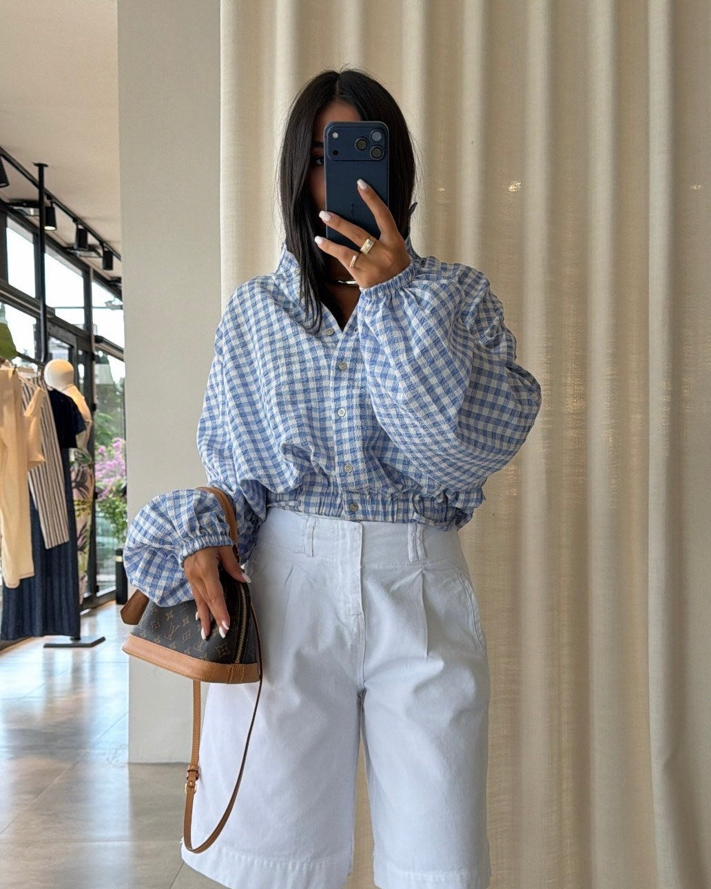 Blue Checkered Jacket