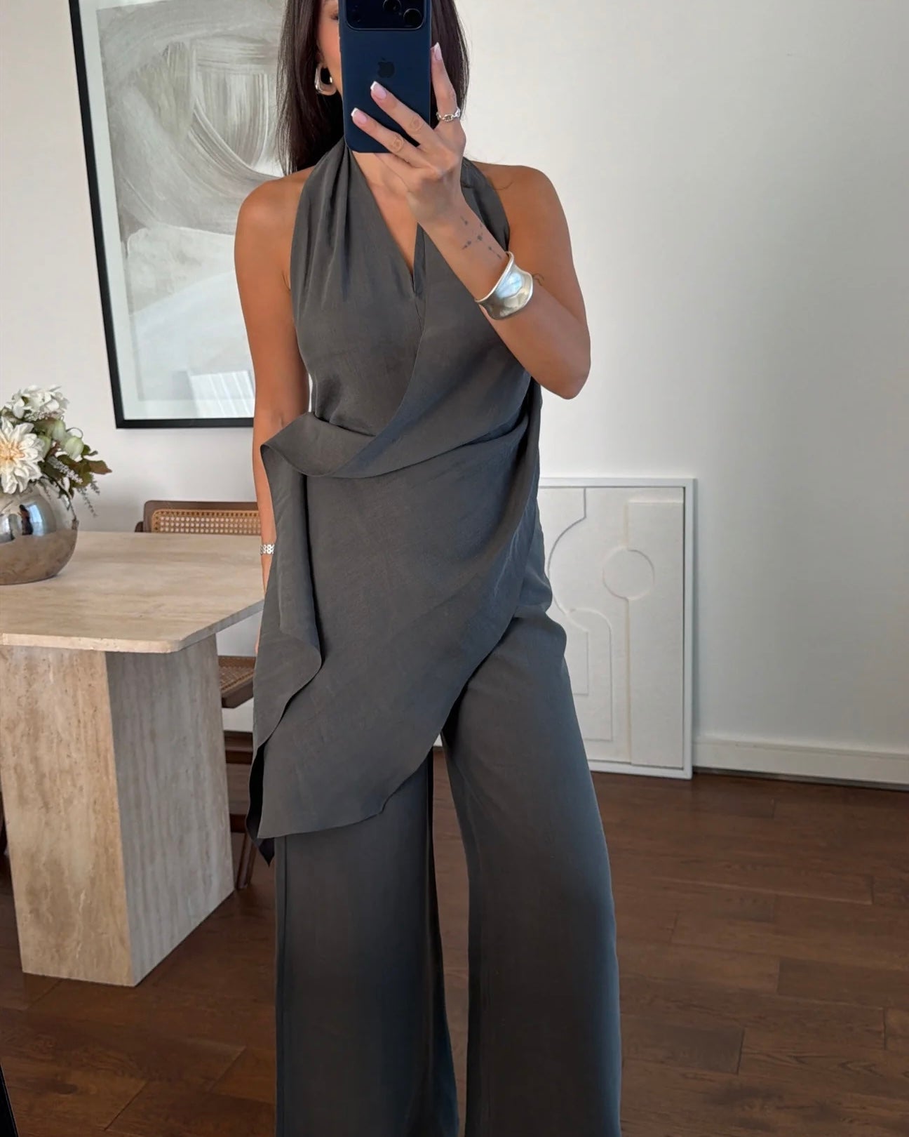 Grey Jumpsuit
