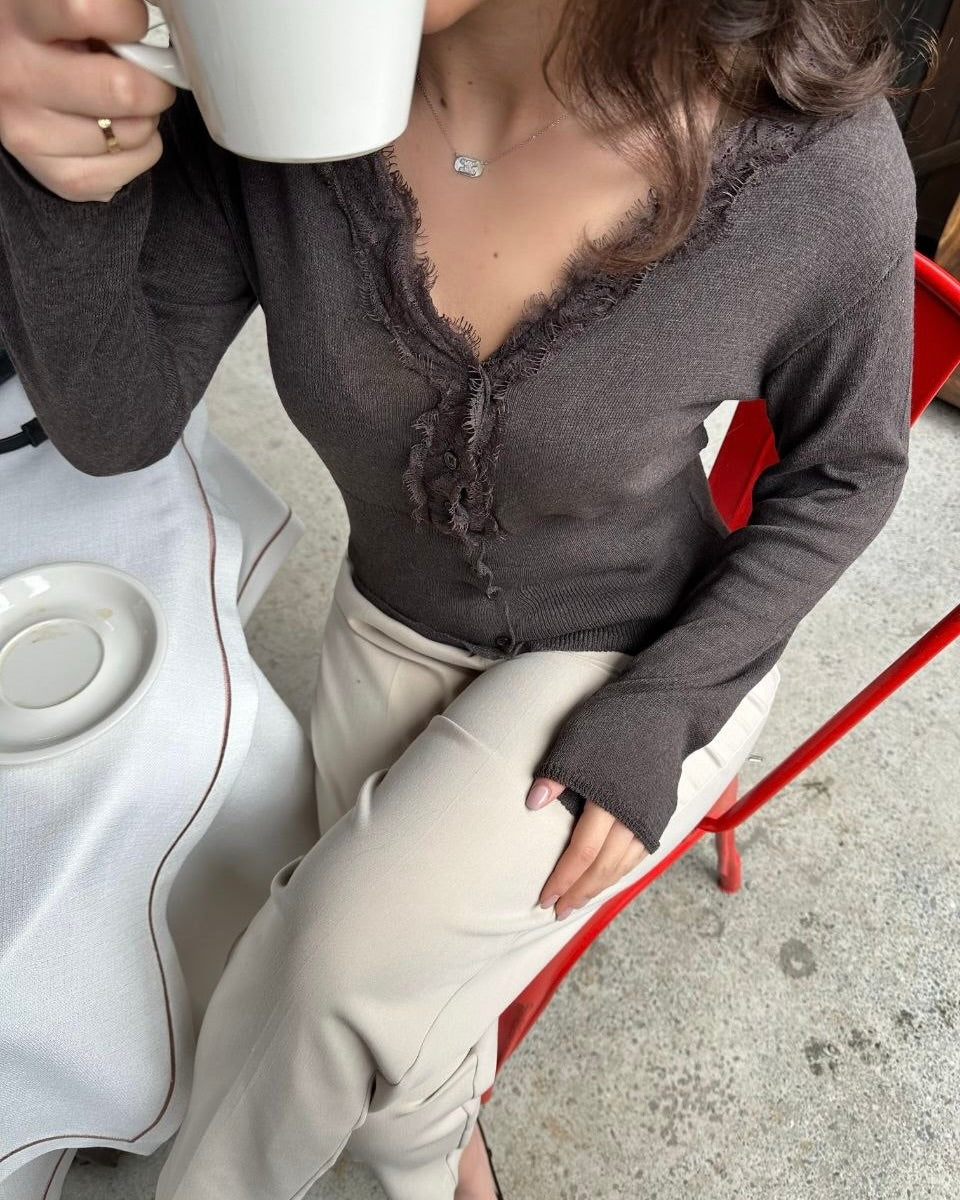 Brown Cardigan