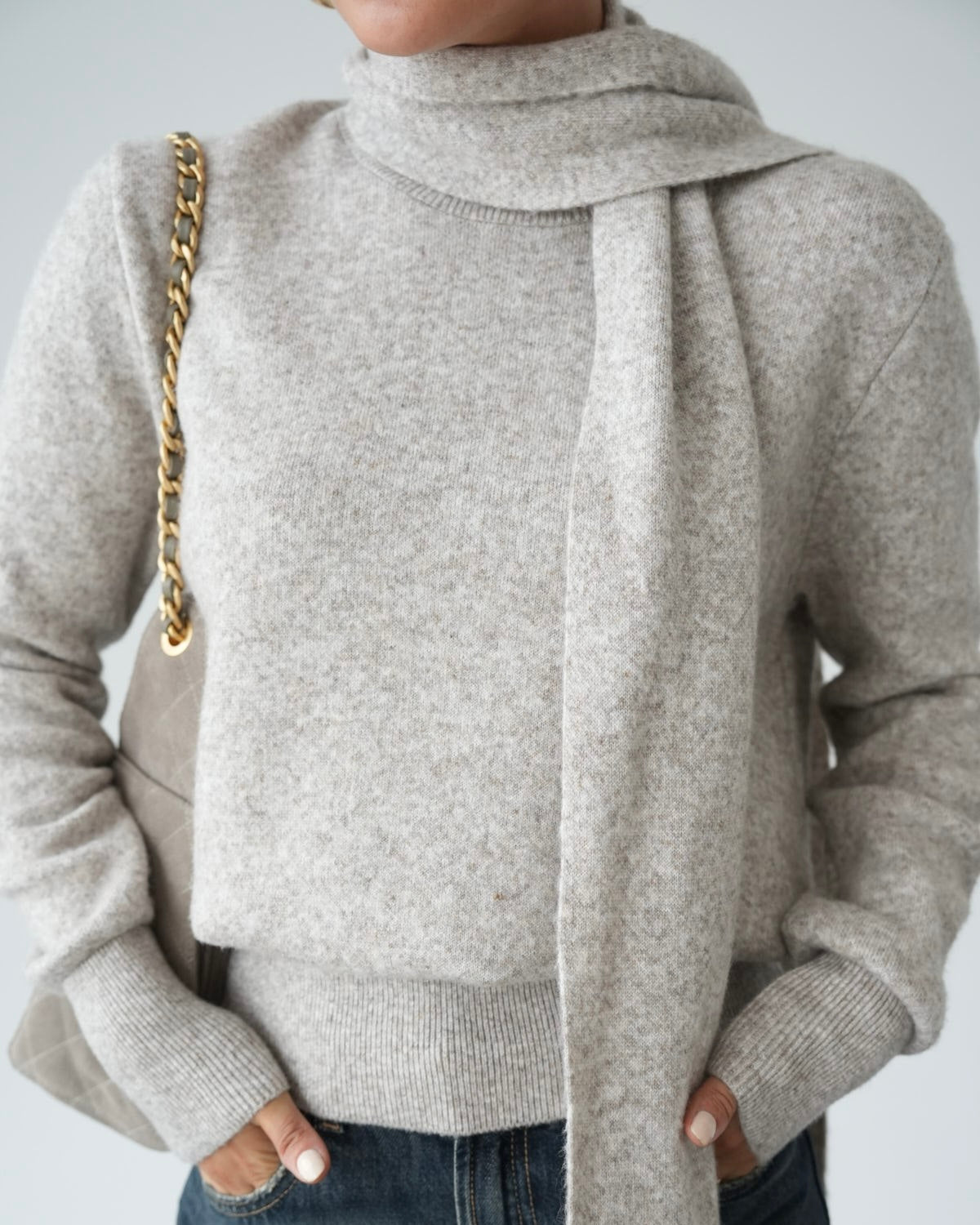 Sweater with Scarf
