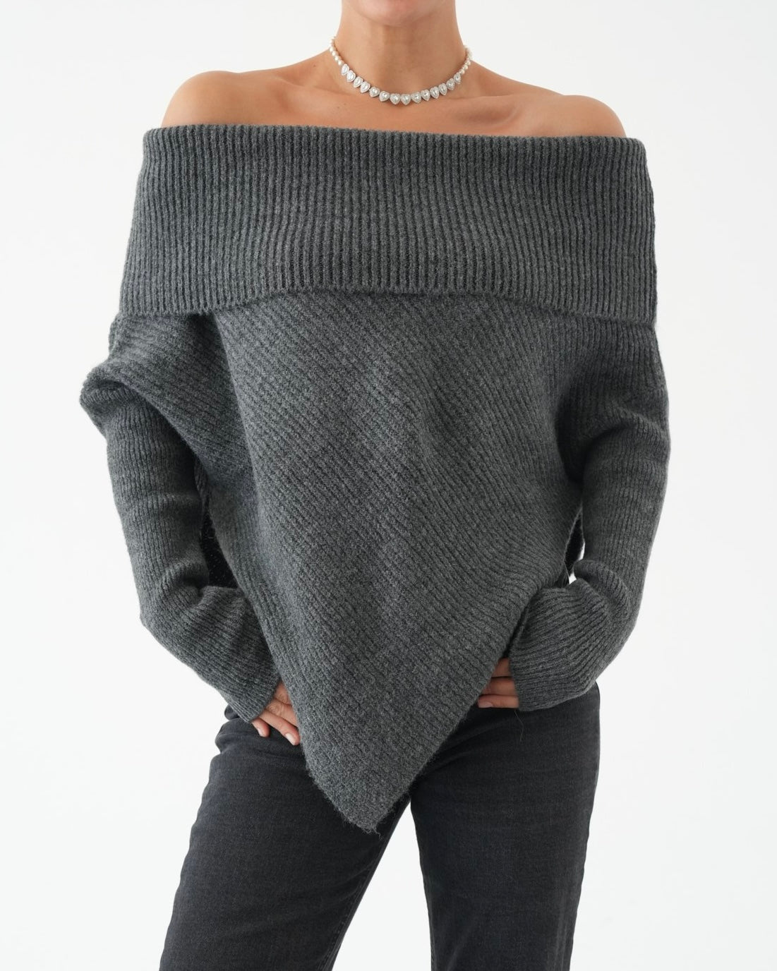 Off Shoulder Sweater