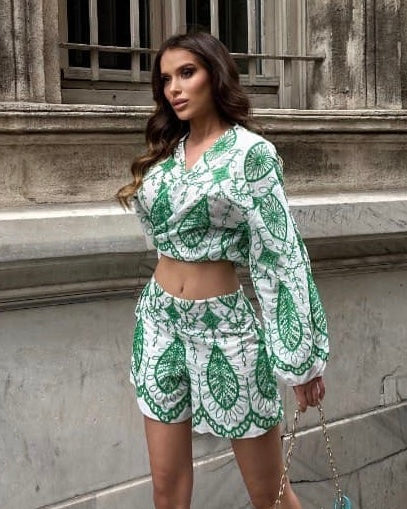 Green & White Summer Set