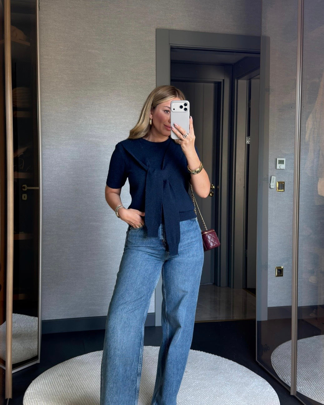 Navy Top