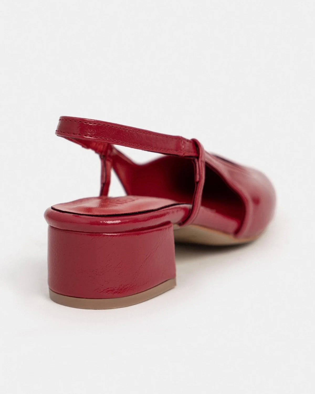 Red Low Heels