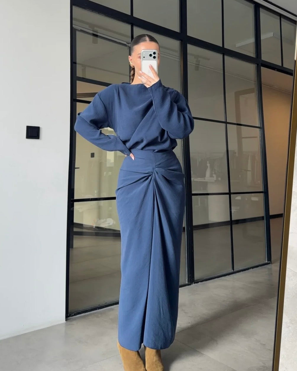 Blue Set (Skirt & Top)