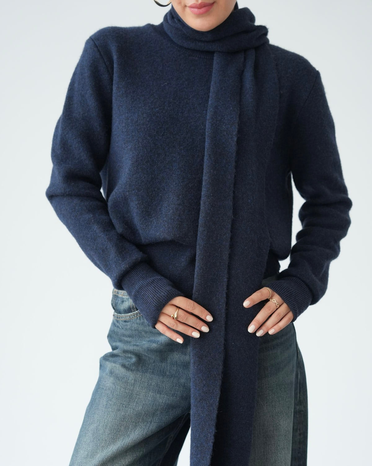 Sweater with Scarf