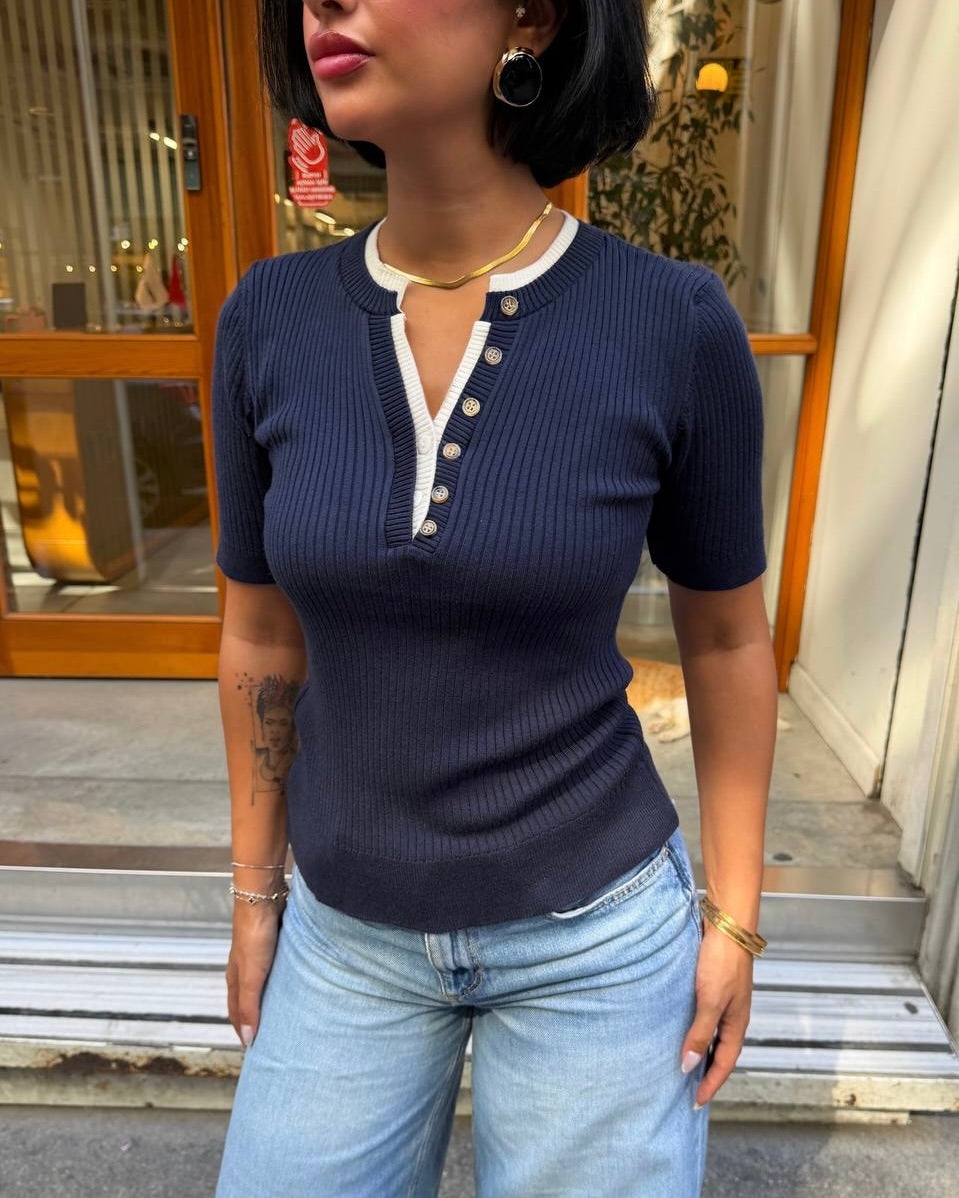 Navy Top