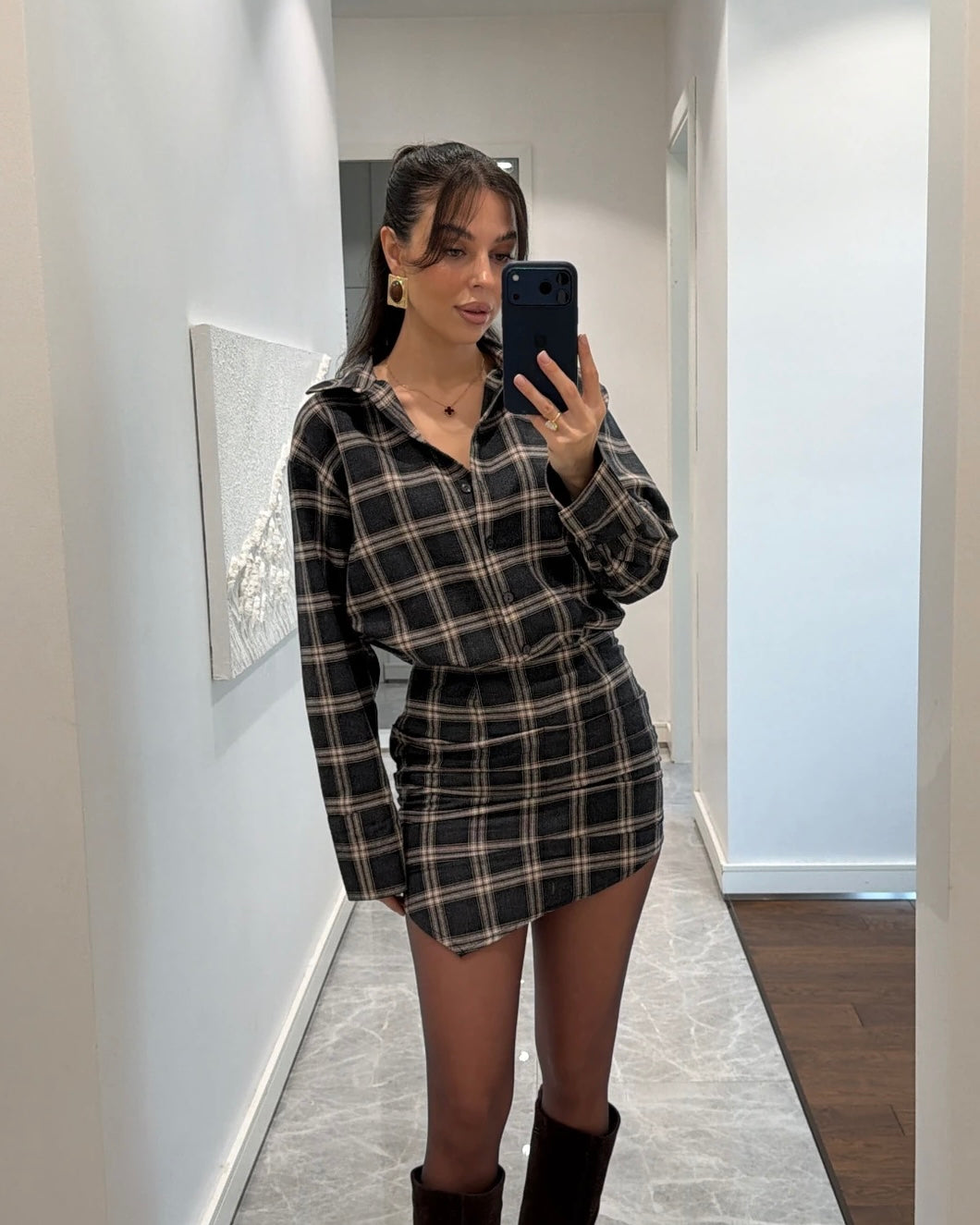 Checkered Dress