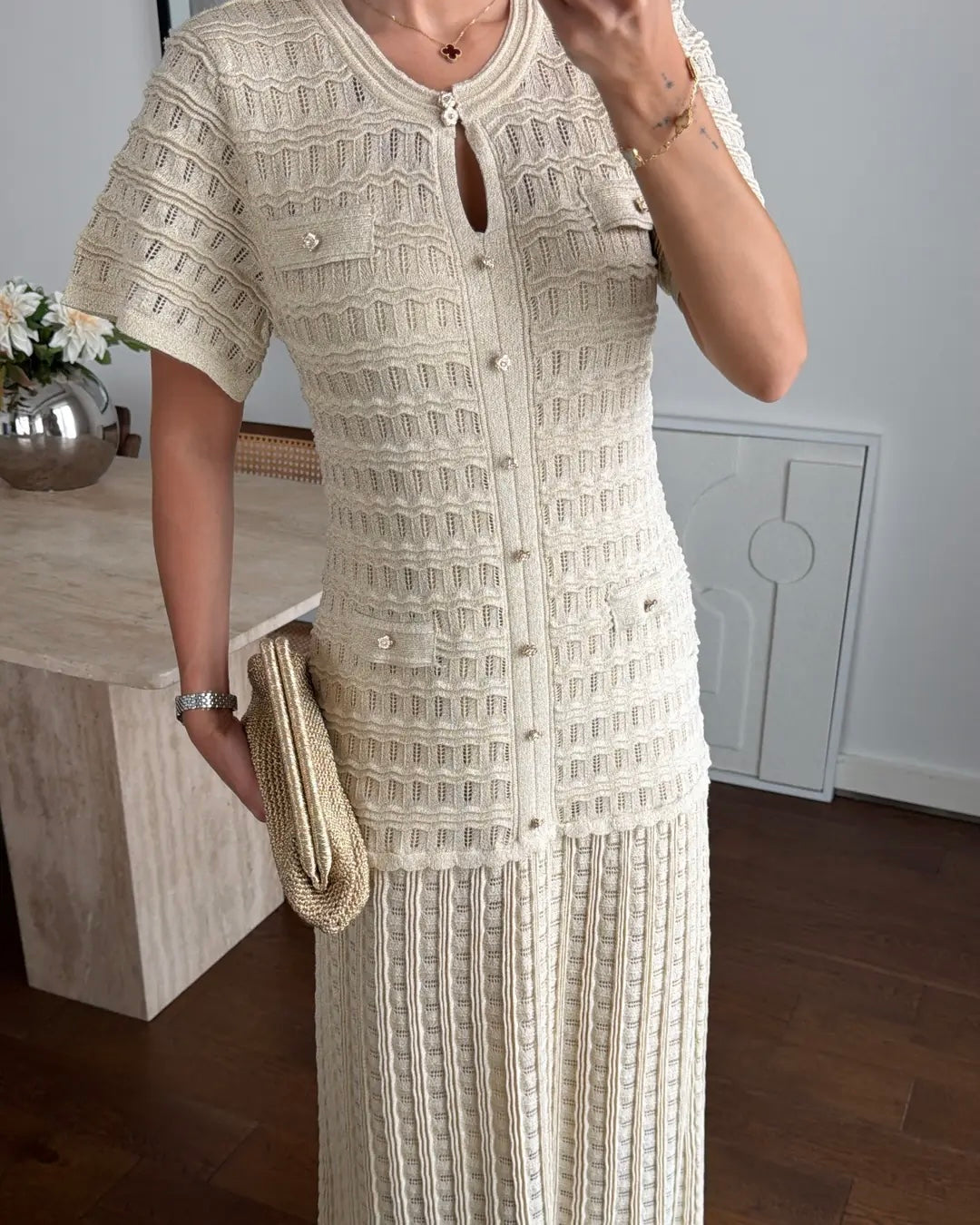 Beige Sandro Dress