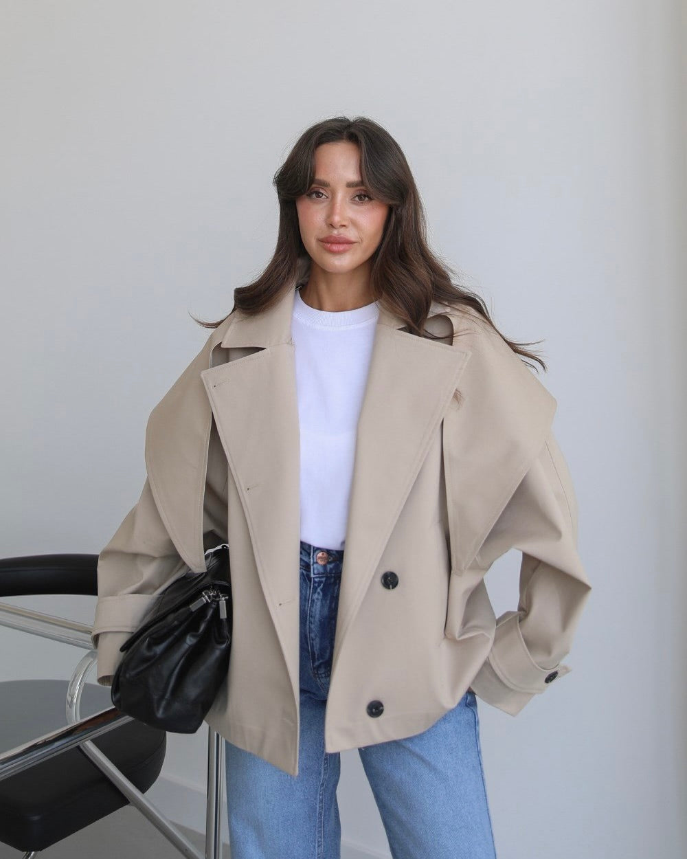 Beige Trench Coat