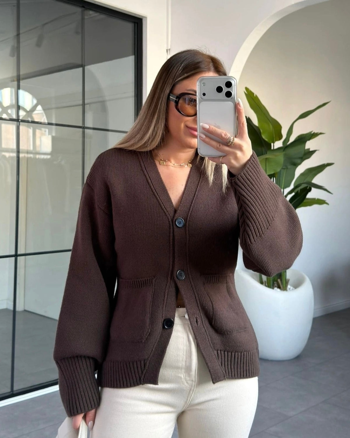 Brown Cardigan