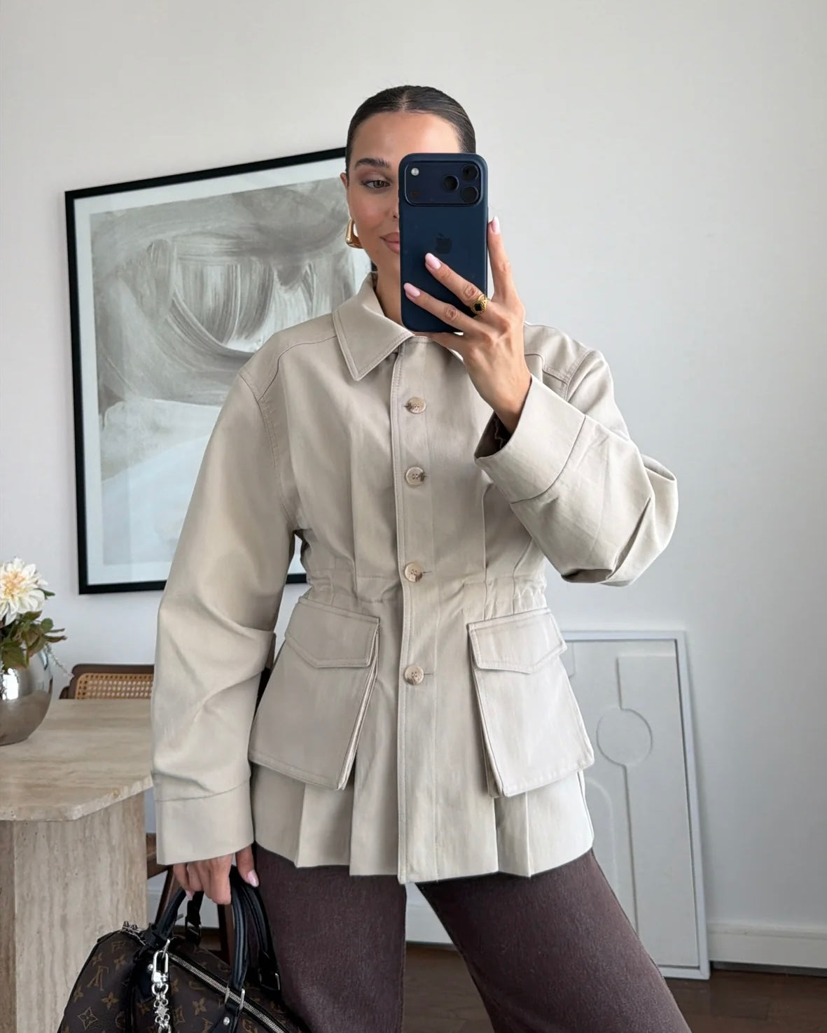 Beige Jacket