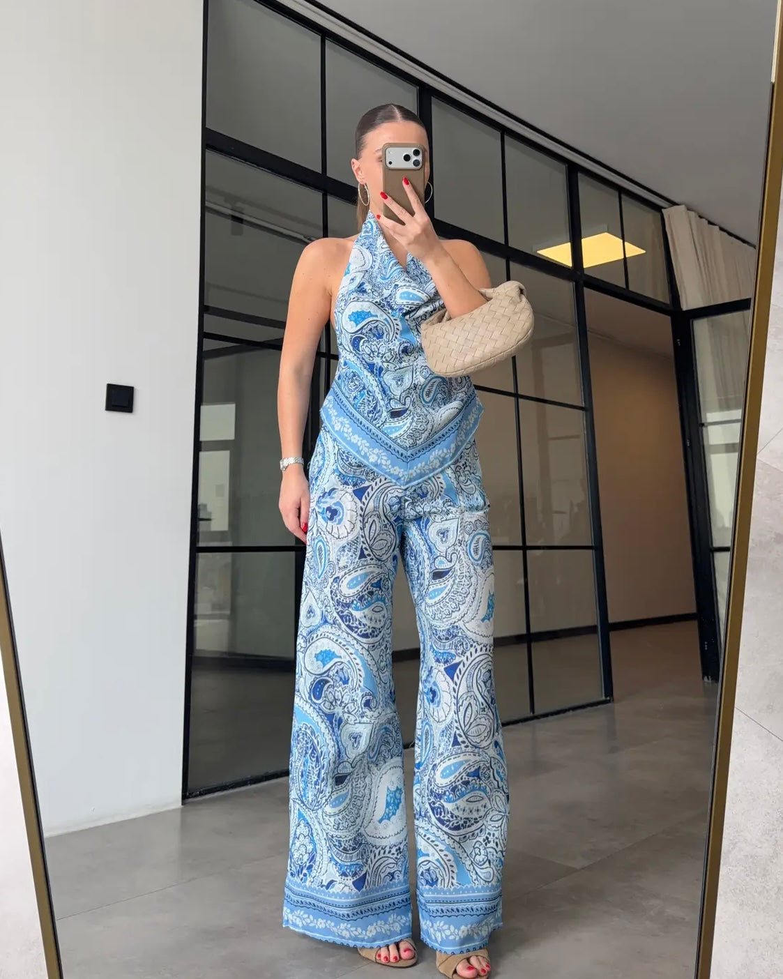 Blue Floral Set