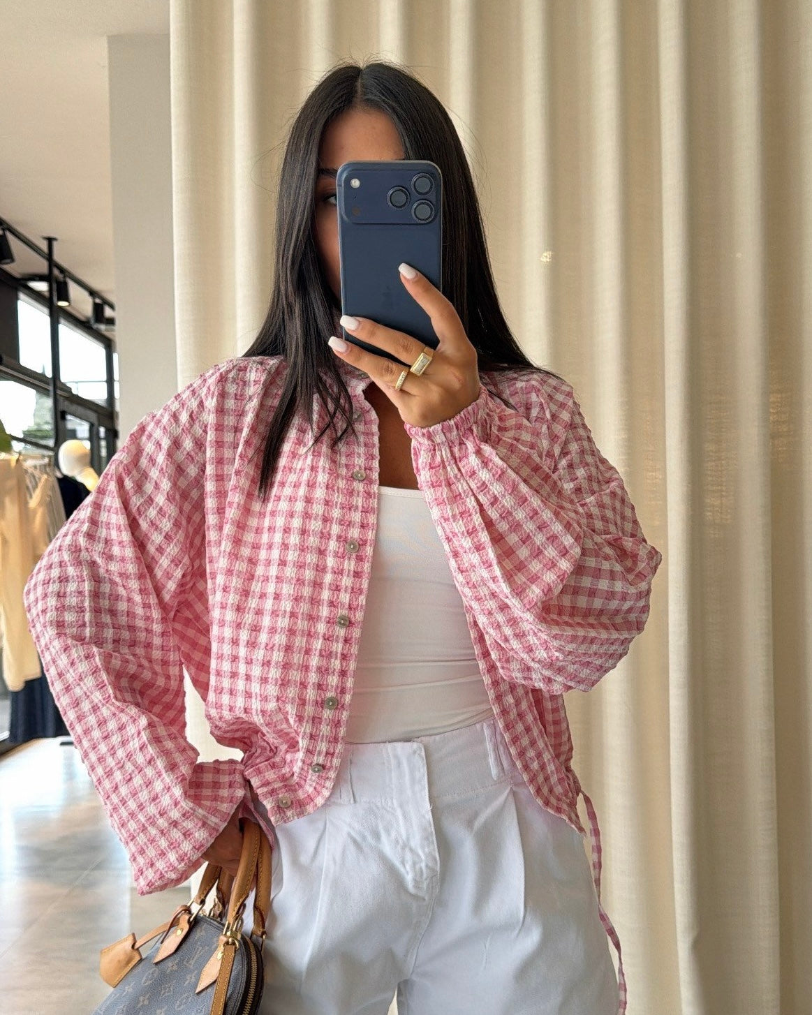 Pink Checkered Jacket