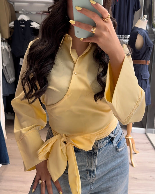 Yellow Tied Shirt
