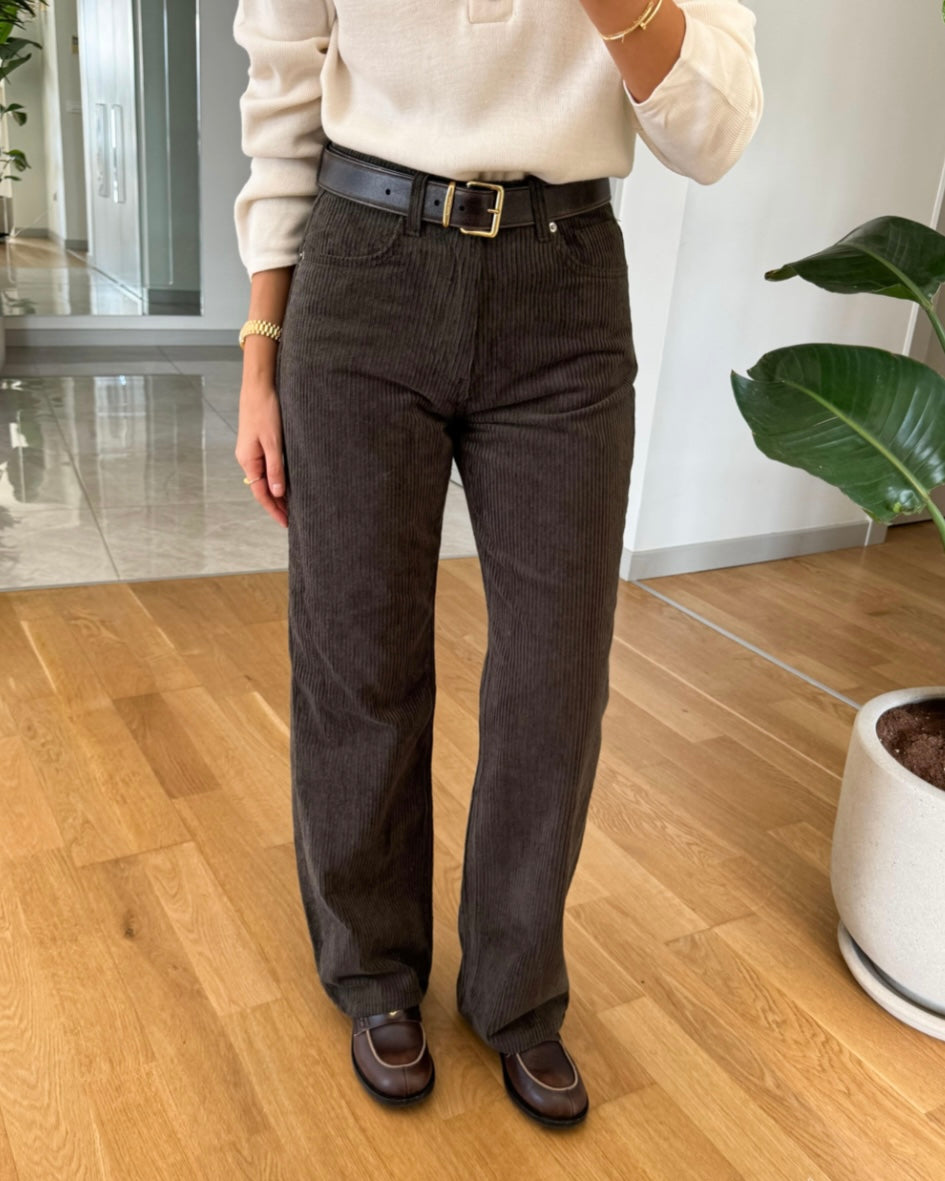 Olive Green Corduroy Pants