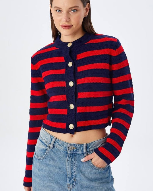 Striped Cardigan