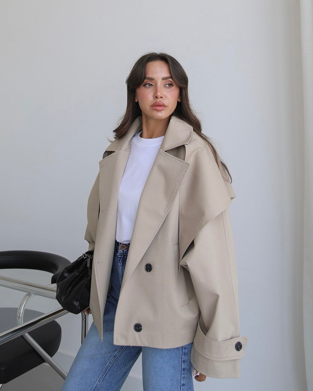 Beige Trench Coat