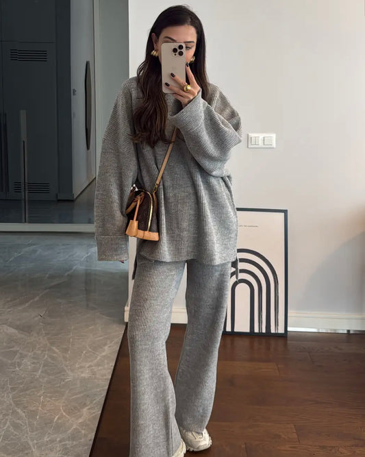 Grey Knit Set