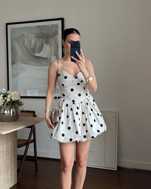 Polka Dot Mini Dress